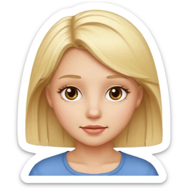 Gatinha loira sticker