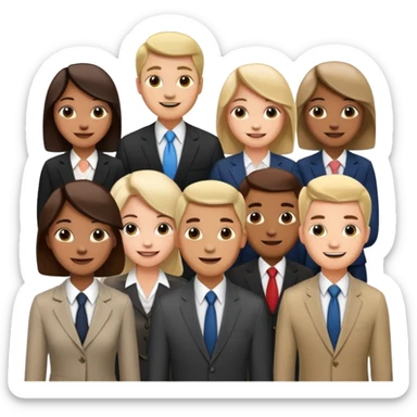 create an emoji that represents a conference meeting sticker
