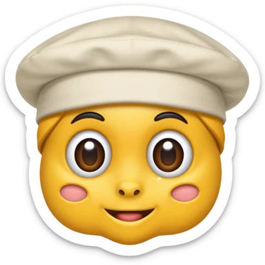 gorro panadero sticker