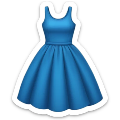 BLUE DRESS  sticker