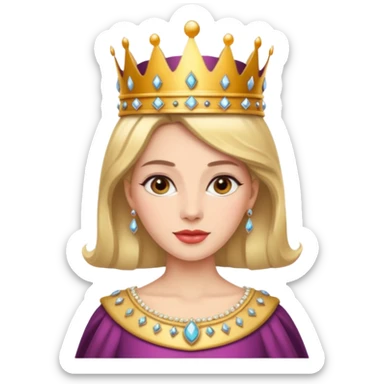 beautiful queen sticker