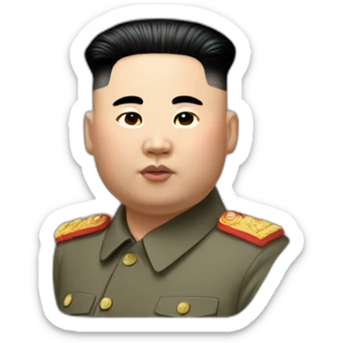Kim Jong Un sticker