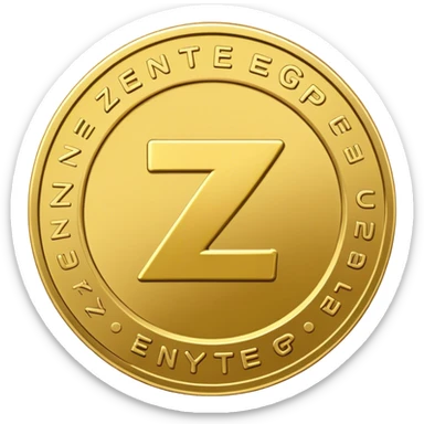 gold coin, Write (zenytegp) inside sticker