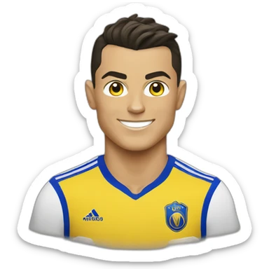 cristiano ronaldo at Al Nassr sticker