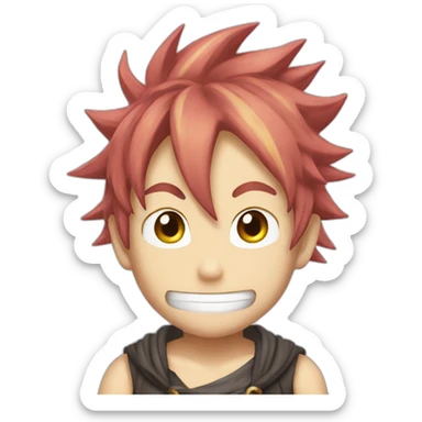 Natsu dragneel sticker