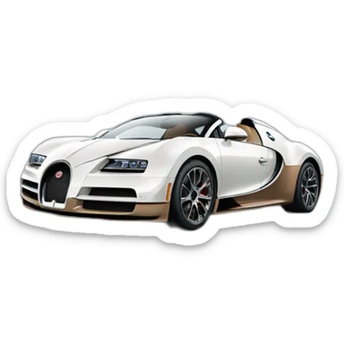 bugatti car sticker
