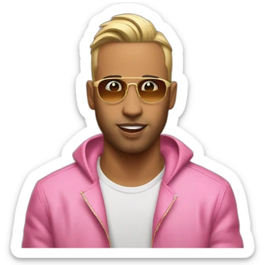 Bad Bunny singer sticker