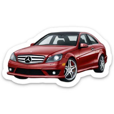 Mercedes class c amg 2007 sticker