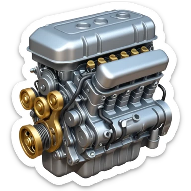 Cars engine sticker