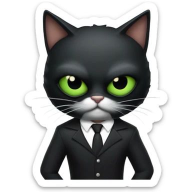 Cat noir from miraculous ladybug  sticker