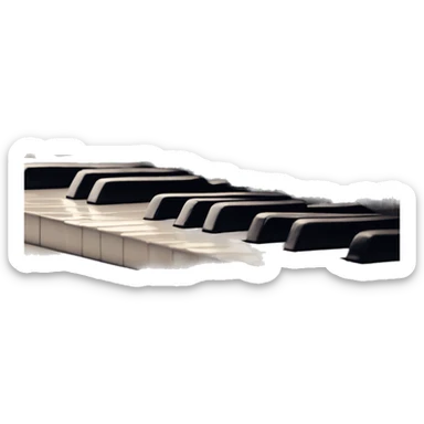 Billy Joel on piano sticker