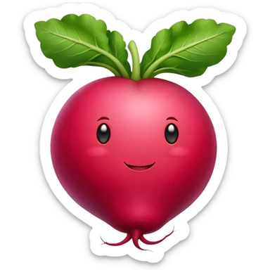 Radish sticker