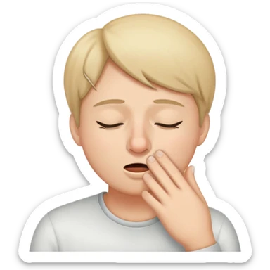 Plugging nose sticker