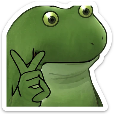 middle finger  sticker