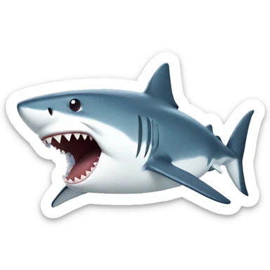 Shark sticker
