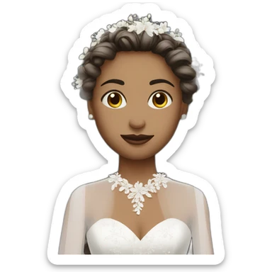 Sibilo man in wedding dress sticker