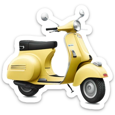 Vespa veicolo sticker