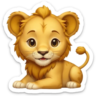 lion king disney sticker
