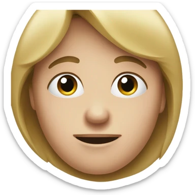 A face that doesn’t look in love but is very in love sticker