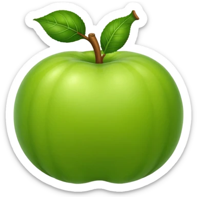 Apple gourd sticker