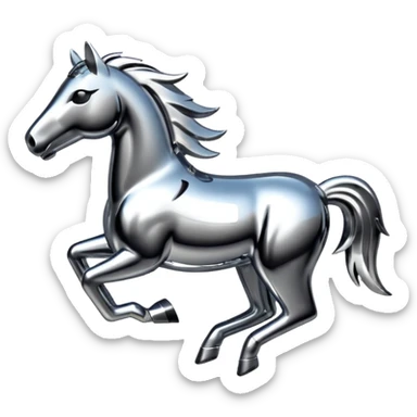 Mustang logo sticker