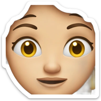 Emoji qui hausse le sourcil sticker