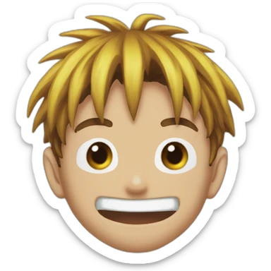 Luffy gair 5 sticker