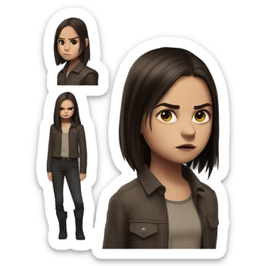  Dafne Keen x-23 mutant from Logan movie sticker