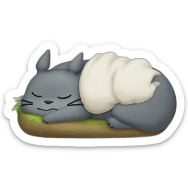 Totoro sleeping sticker
