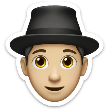 Little Hasidic Jewish boy  sticker