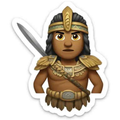 Polynesian Warrior sticker