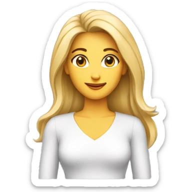 Woman similar prices Diana with longer hair and MacBook sticker