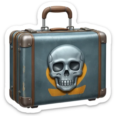 Suitcase Sca X ray sticker