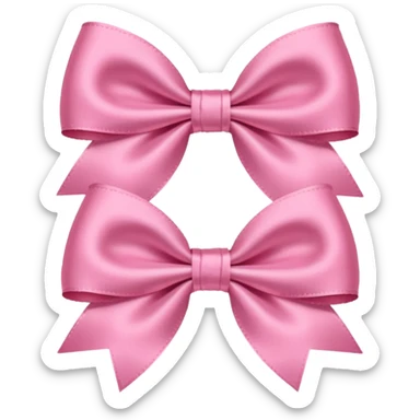 Cute girly bows sticker