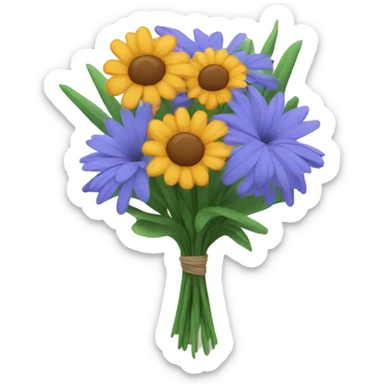 Bouquet sticker