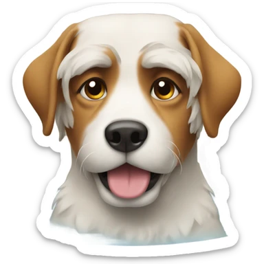 Dogs in a hot tub sticker