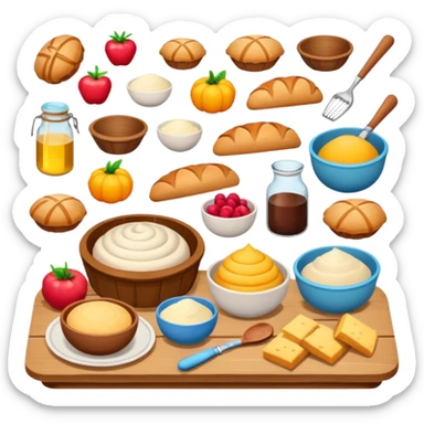 hobby baking ingredients sticker