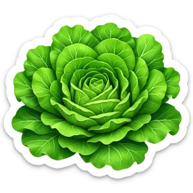 small lettuce leaves sticker