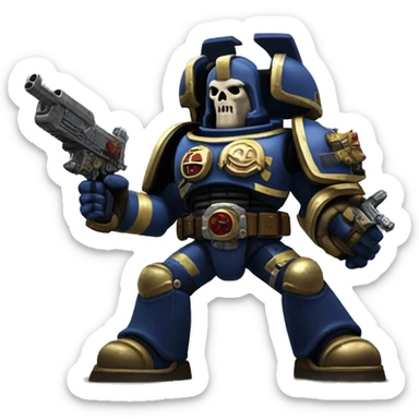 Warhammer 40k space marine Thumbs up sticker