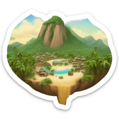 Exotic valley  sticker