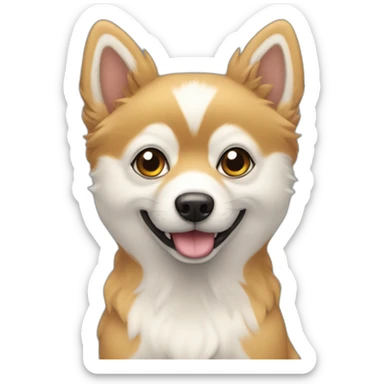 Spitz alemão sticker
