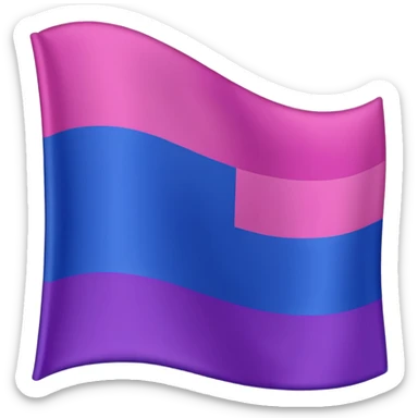 Bisexual flag sticker