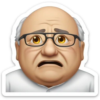 danny devito crying sticker