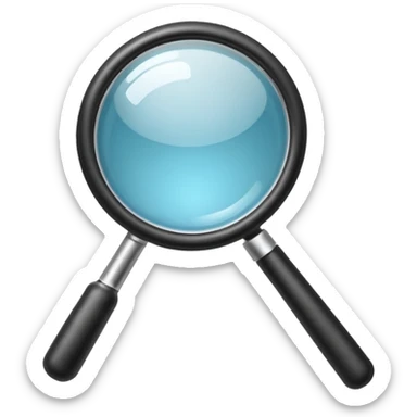 Magnifying Glasse sticker