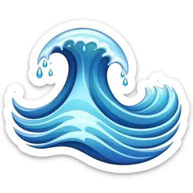 Wave Ripples sticker