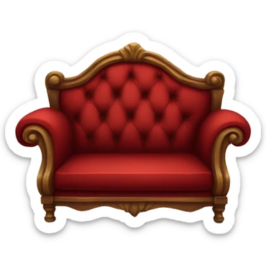 gryffindor red sofa sticker