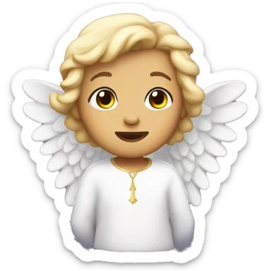 Cute angel sticker