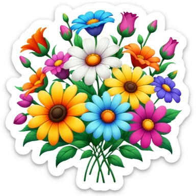 Flowers sticker