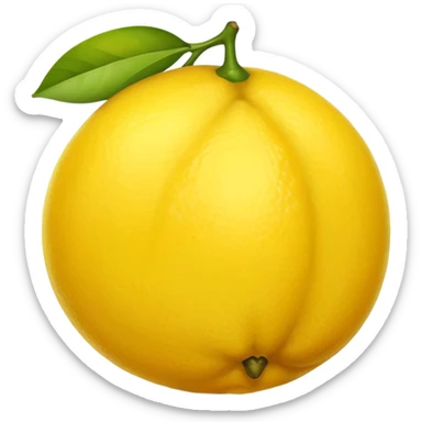 Lemon sticker