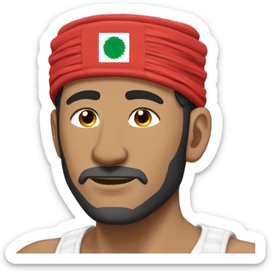 Afghan hazara boxer  sticker